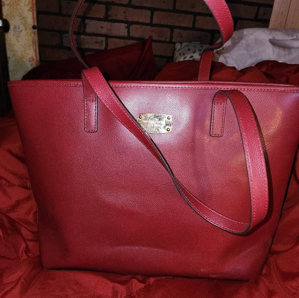 Red Michael Kors Purse